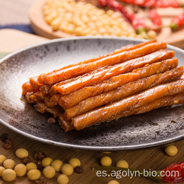 Popular sano listo para comer bocadillo de tira picante